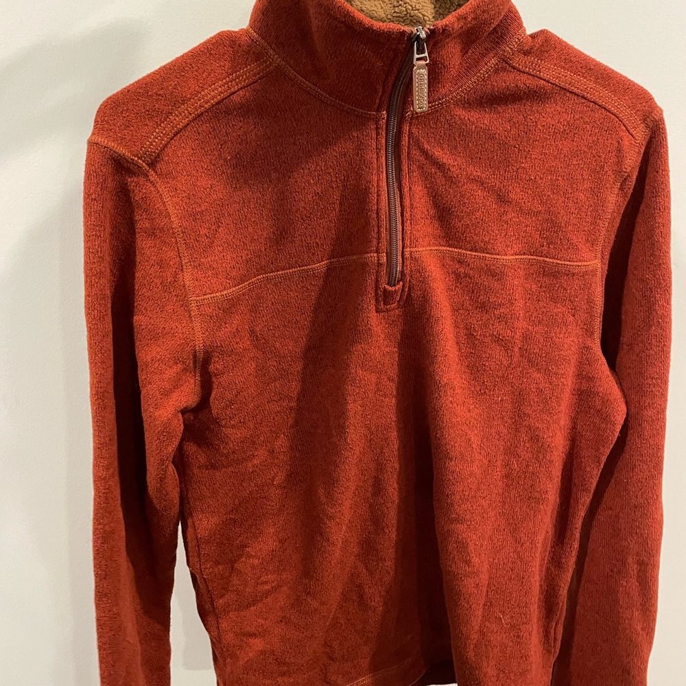 Bass fur lined quarter zip